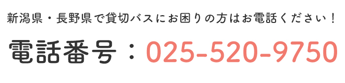 お電話ください！TEL:025-520-9750